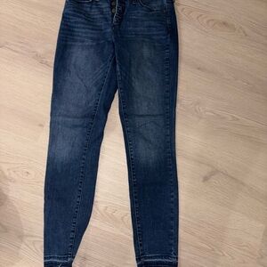 Classic Blue Women's High Rise Skinny Jeans